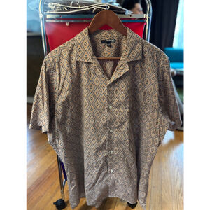 Men's Murano Shirt, XL, Beige and Brown